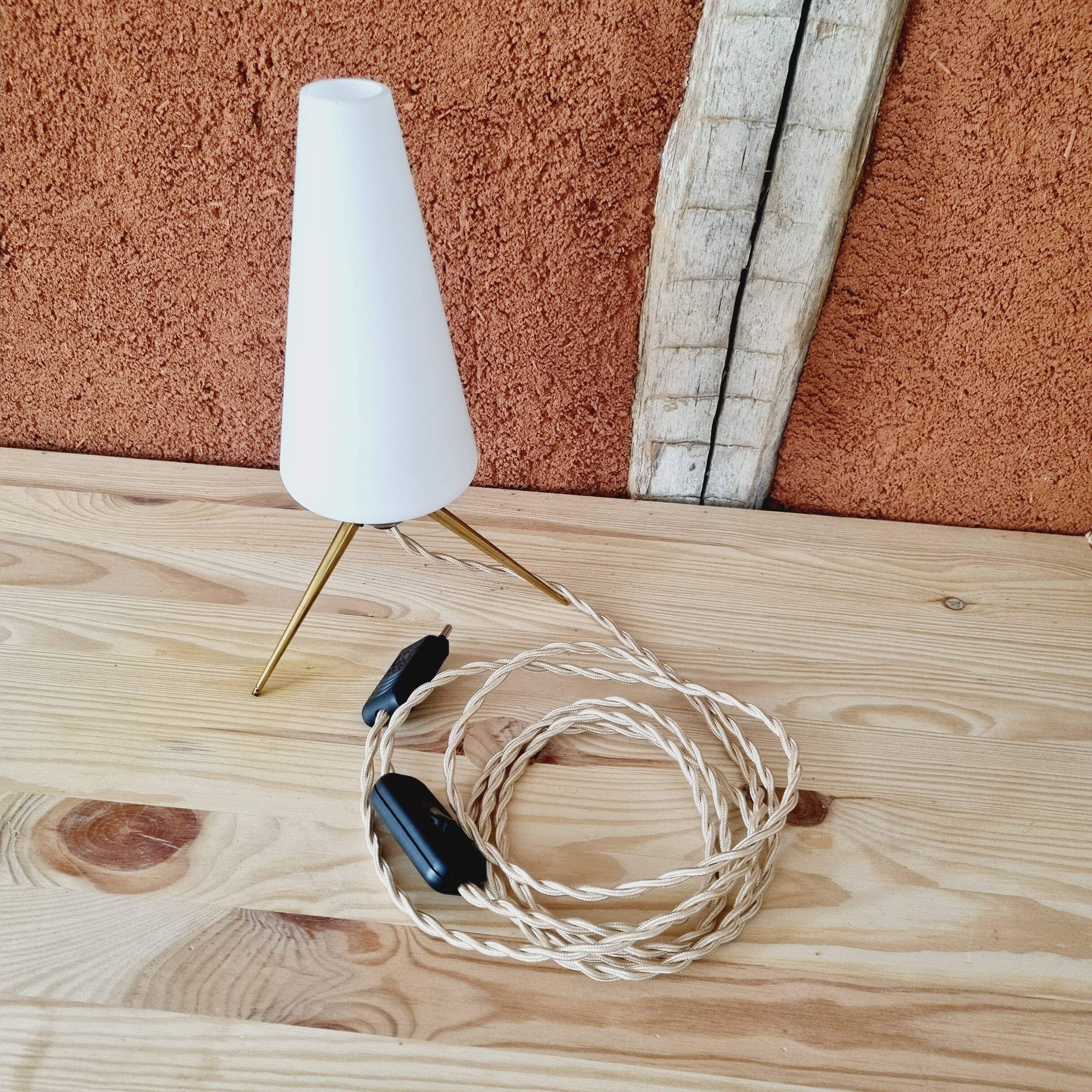 Art Deco bedside lamps, pair