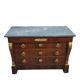 Commode Empire en acajou