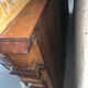 Half-moon shaped row sideboard napoleon iii era in speckled maple