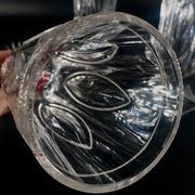 3 baccarat giant glasses 280ml m.à feuilles