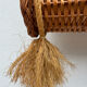 Suspended wicker rattan servant from the 1960s.