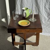 90s white and green ceramic carafe H17 D11