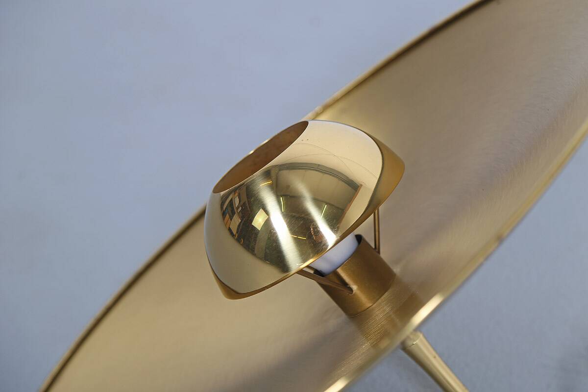 Onos 55 Pendant Light Counterweight Polished Brass by Florian Schulz