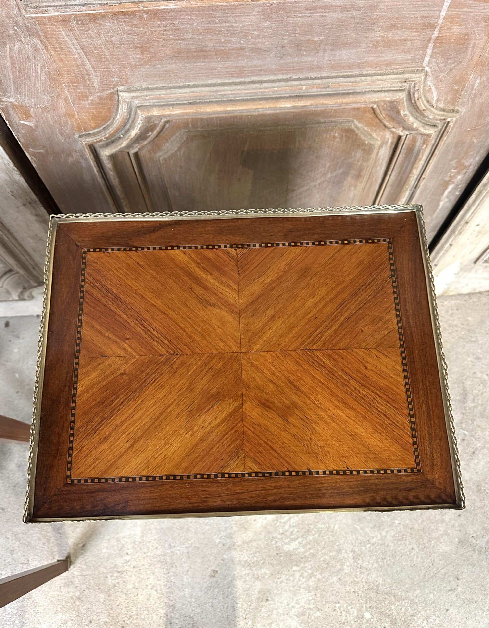 Pair of bedside tables in Louis XVI style circa 1960-70