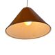 Vintage orange metal pendant light