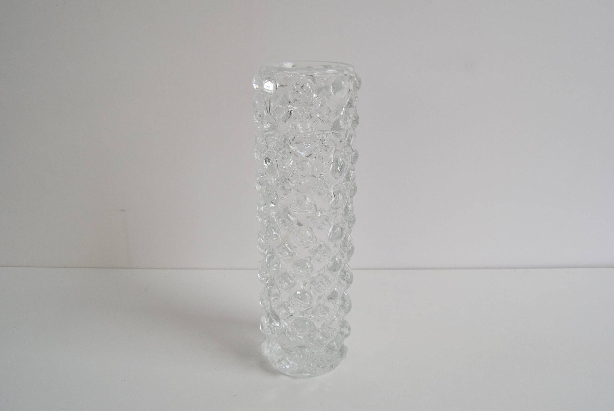 Vintage Glass Vase by Pavel Pánek for Sklo Union Libochovice, 1970's.