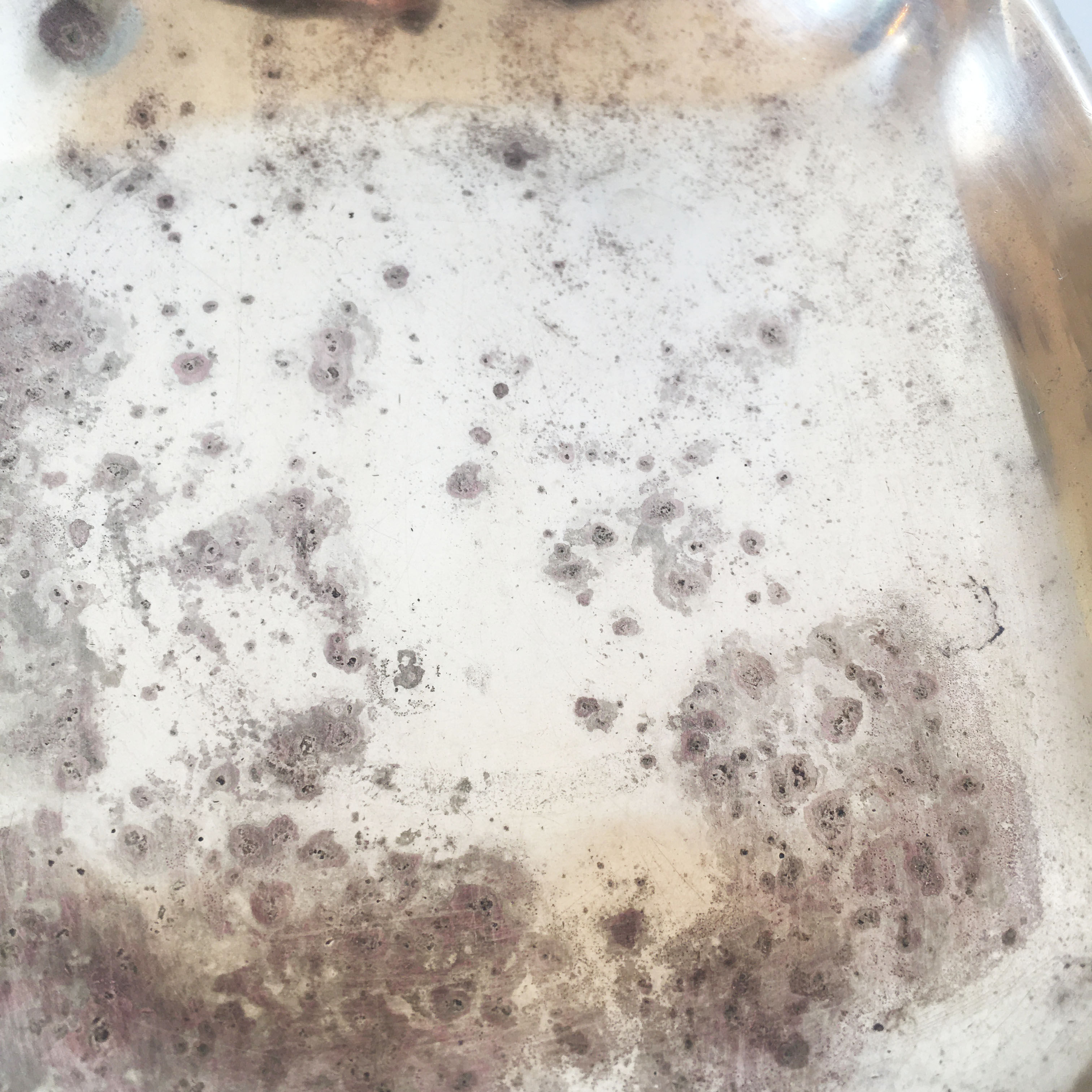 Vintage brass apple trinket bowl