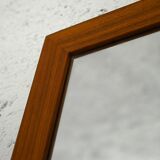 Teak framed mirror