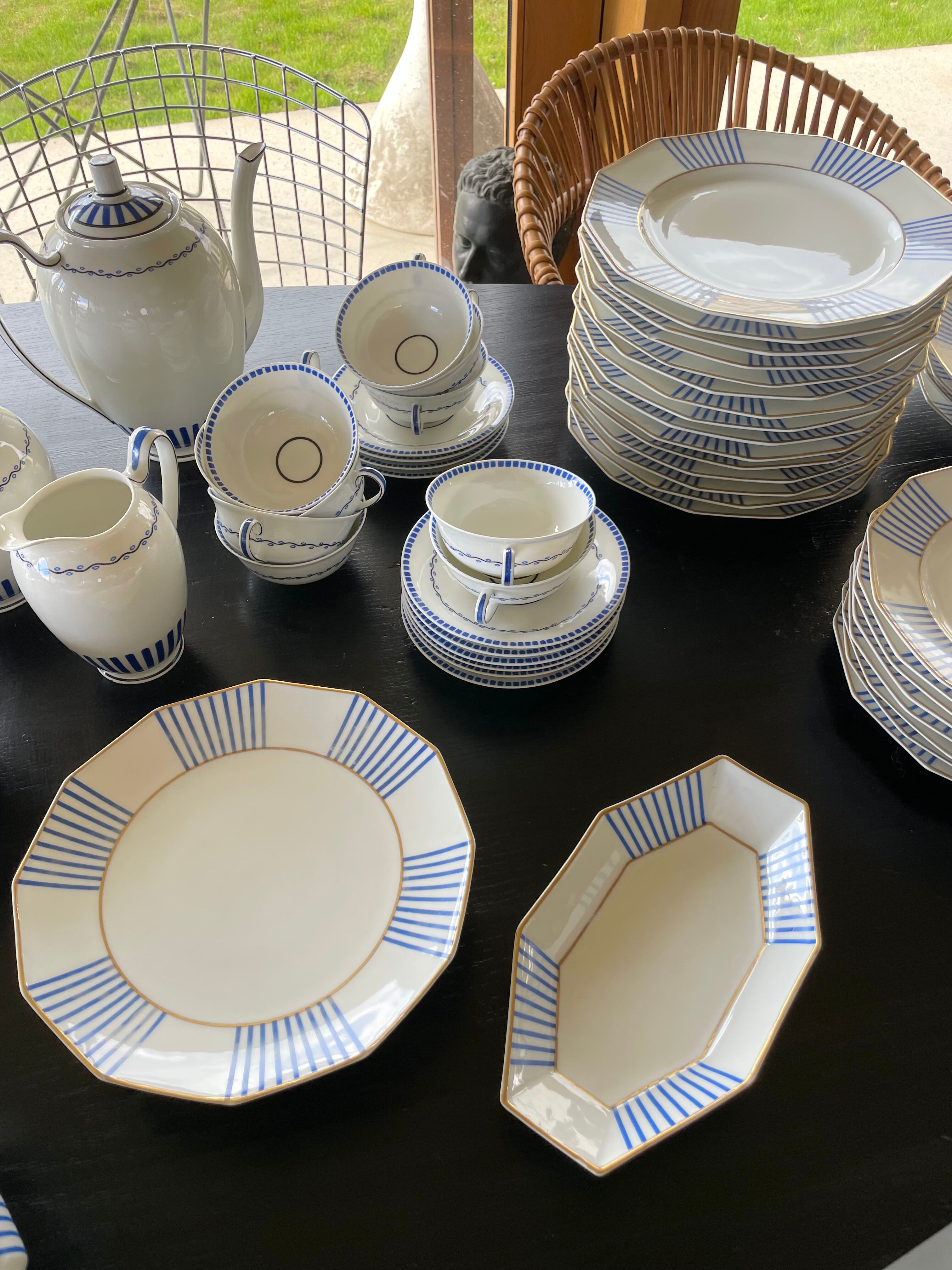 Set XXL crockery Limoges A.Lanternier