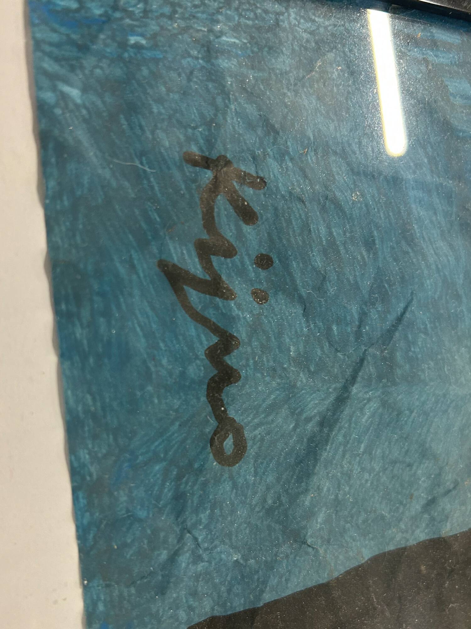 embossed paper work Kijno 1980