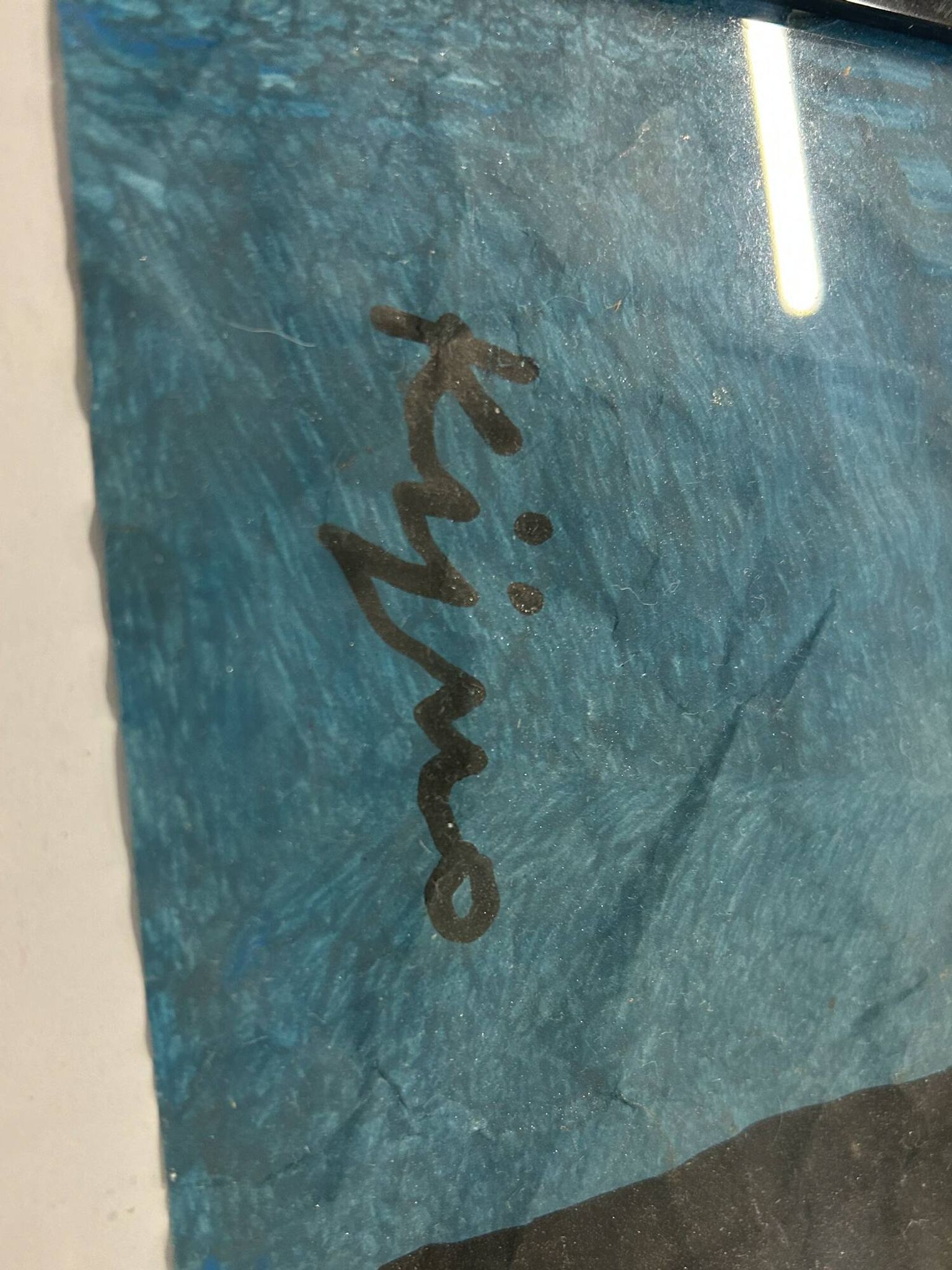 embossed paper work Kijno 1980