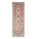 Vintage Turkish Oushak Handmade Wool Cotton Pink Runner 88x273