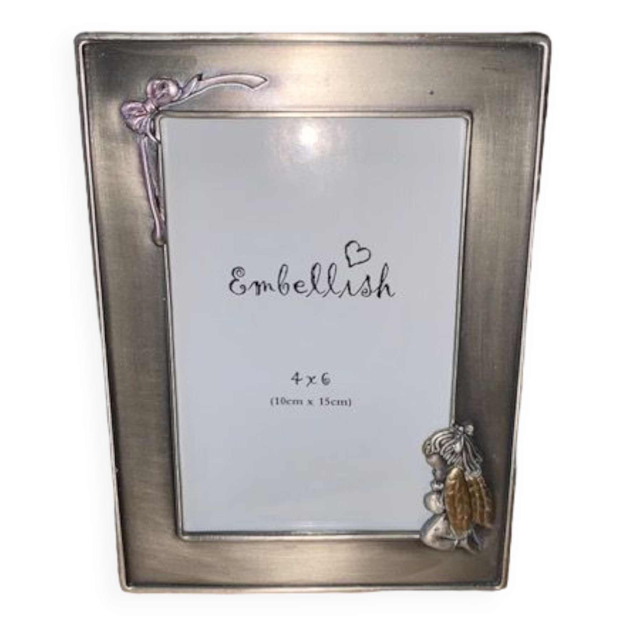 Silver Brass Photo Frame