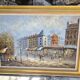 Painting on canvas "The Moulin Rouge" by C.Burnett