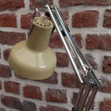 Lampe articulée Aluminor ivoire 70's