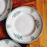 10 assiettes plates Saint Amand 1932