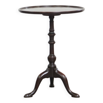 Table d'appoint/table à vin ancienne avec plateau d'une seule pièce du début du XIXe siècle