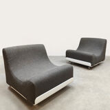 Vintage modular Orbis lounge chairs Luigi Colani COR 1970s