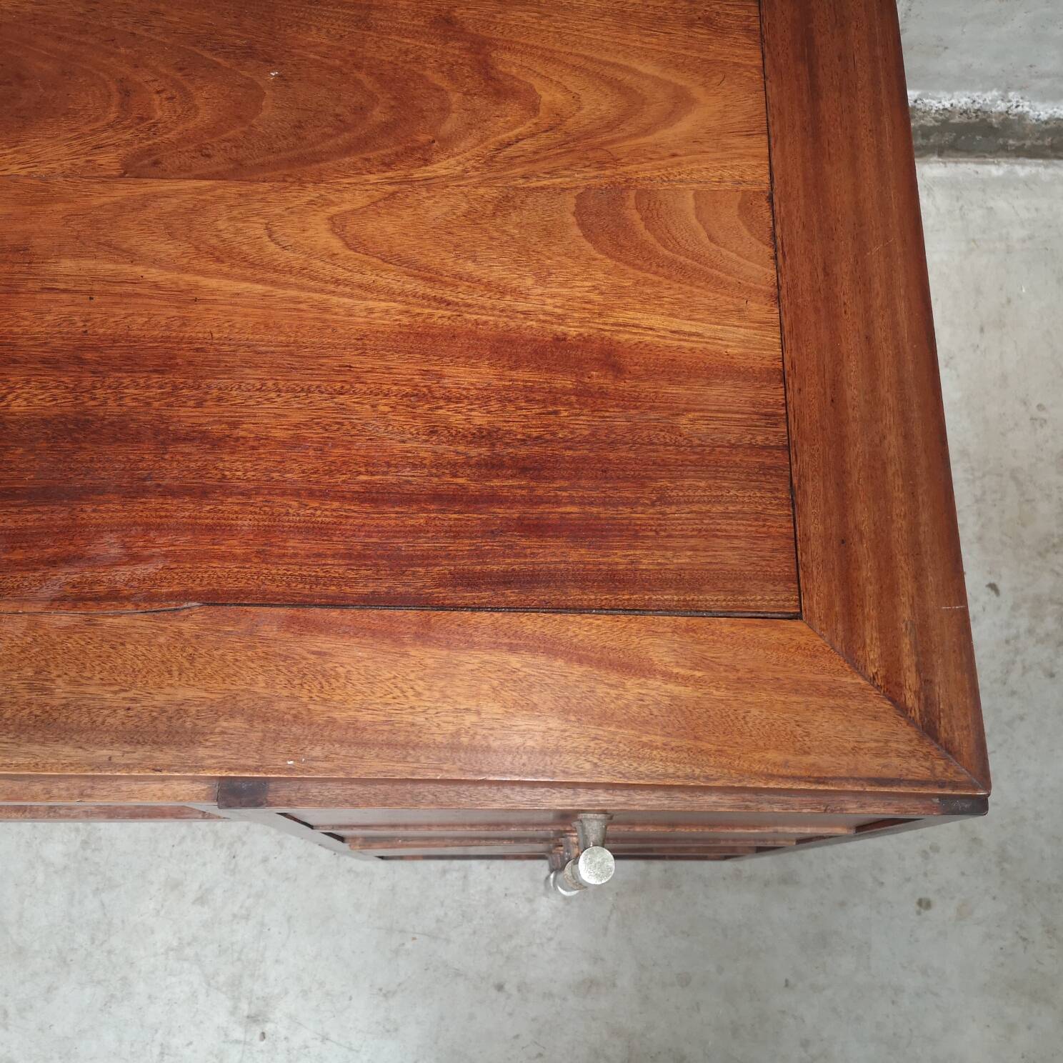 Modernist mahogany desk from cuba dominique art deco 1940
