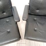 Paire de fauteuils Delphi Robin Day Hille du milieu du siècle