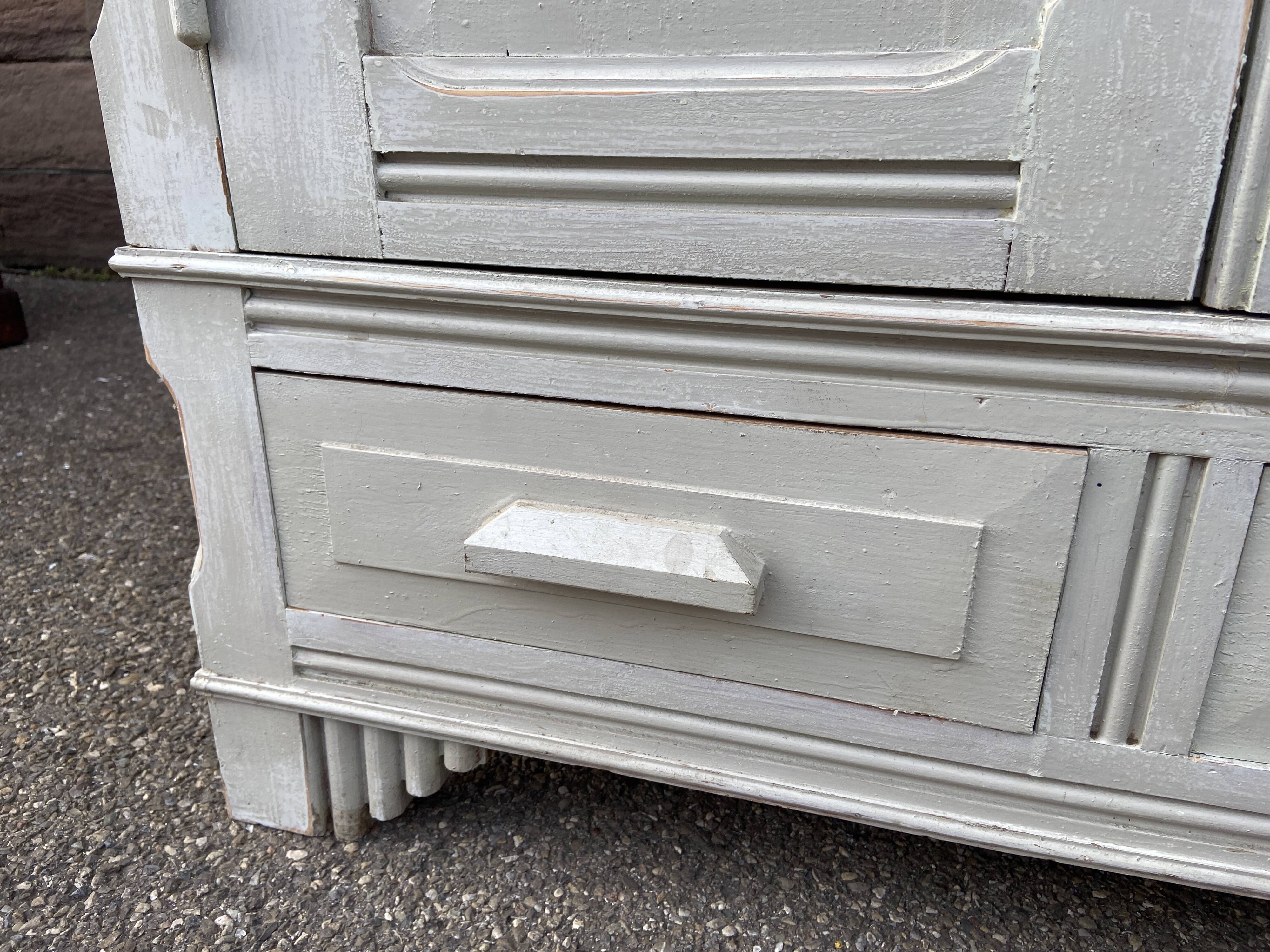Parisian wardrobe retro 4 doors 30-40s