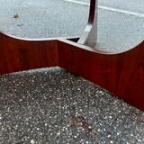 Rosewood veneer coffee table 1970