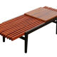 1960's Flower stand, bench by Frantisek Mezulanik
