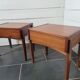 Paire de tables de chevet scandinave en teck des années 60