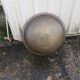 Hammered brass basin