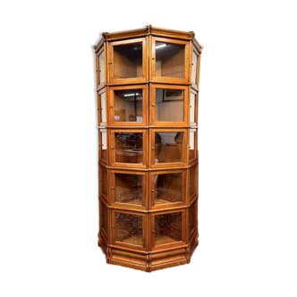 Original Globe Wernicke English Bookcase Half Round