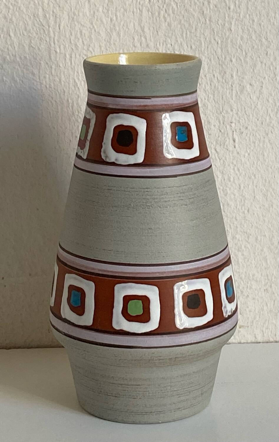 West Germany ceramic vase 26cm.