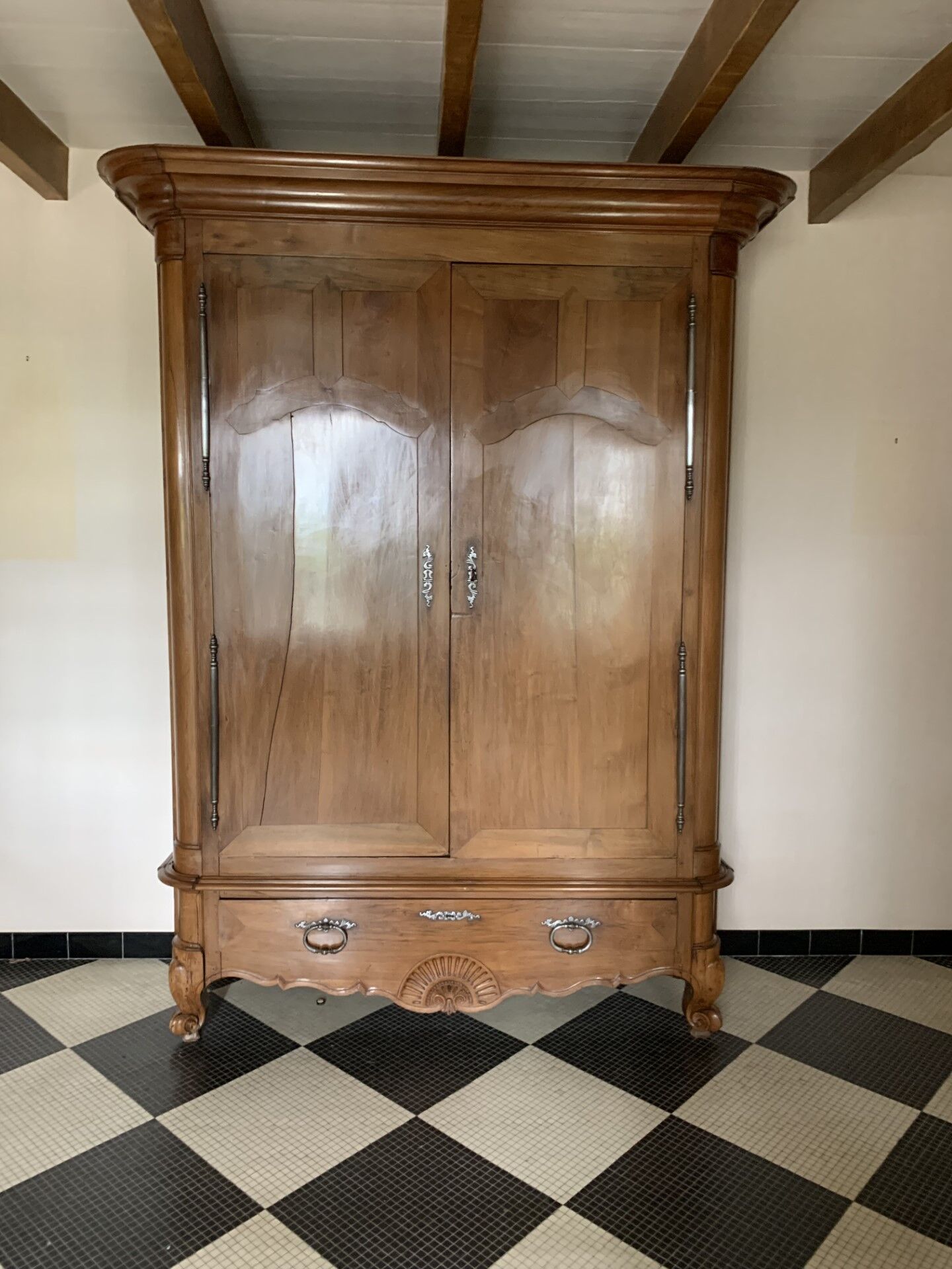 Louis XV cherry cabinet