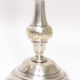 Silver metal candlesticks