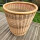 Grand panier en osier : 60's