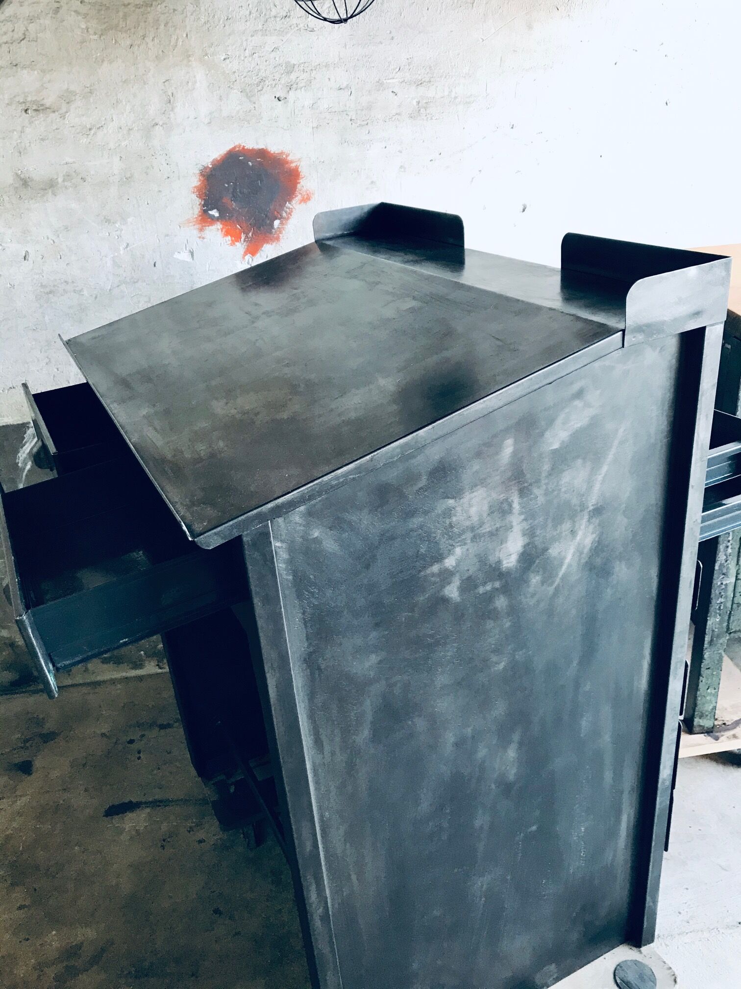 Furniture with plans and desk