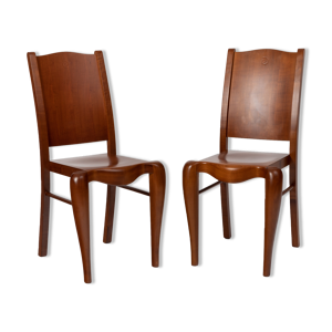 2 chaises « Placide of Wood » de Philippe Starck