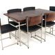 Pastoe SM08 dining table + 6 chairs - Dutch design - mid-century modern