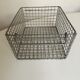 Metal-handled rack storage locker