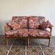 Mid-century floral sitting area