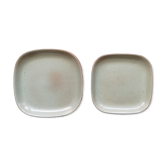 Lot of two rouen sandstone plates from the 1960s