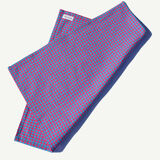 Napkin in blue & red gingham pattern