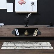 Flat vintage kilim hallway rug