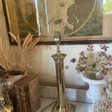 40cm vintage brass column lamp