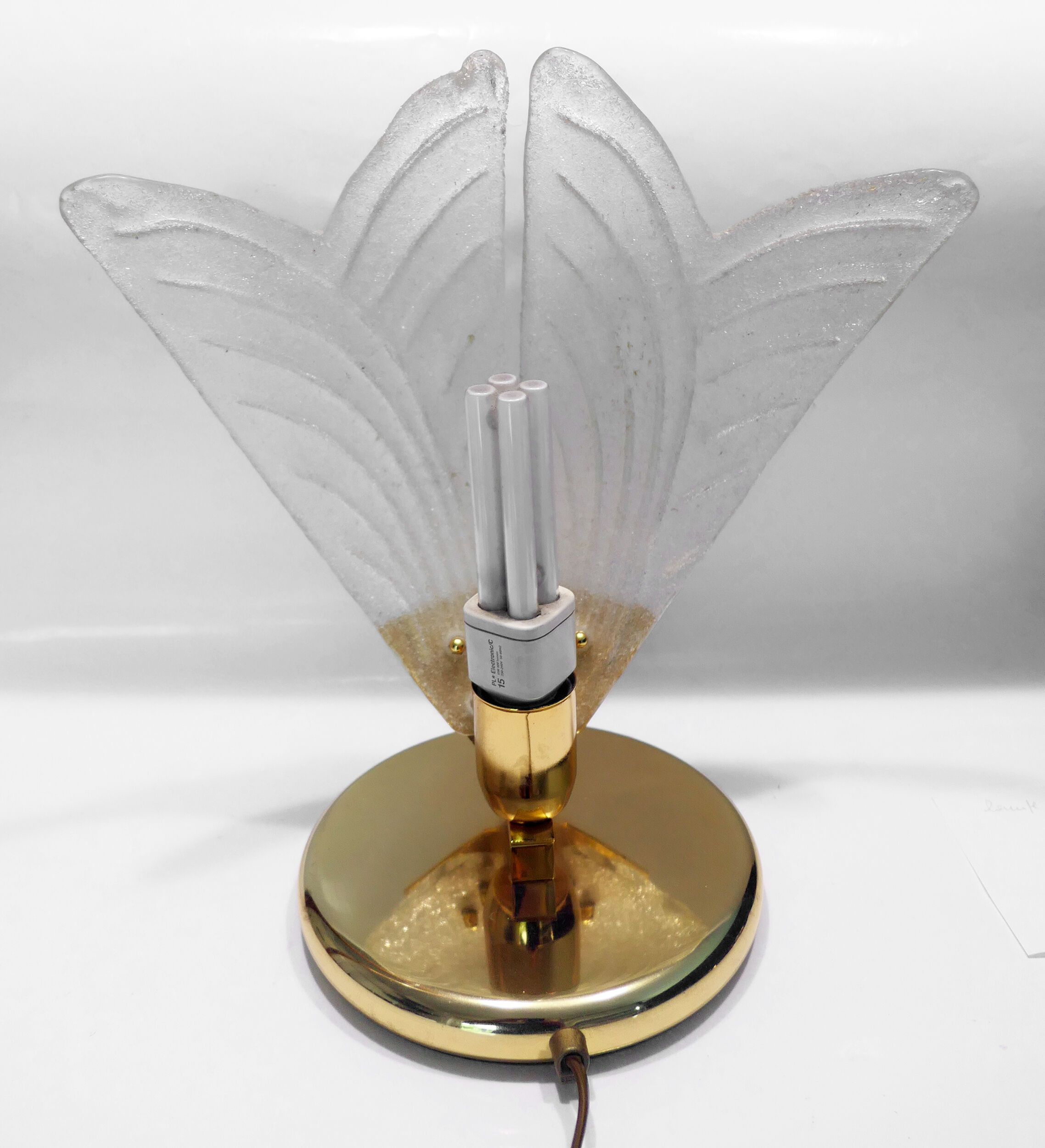 Lamp Sorrento Italy Murano Hollywood Regency 1980