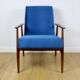 Vintage Easy Armchair 'Lis', 1970s blue - 2 pieces available