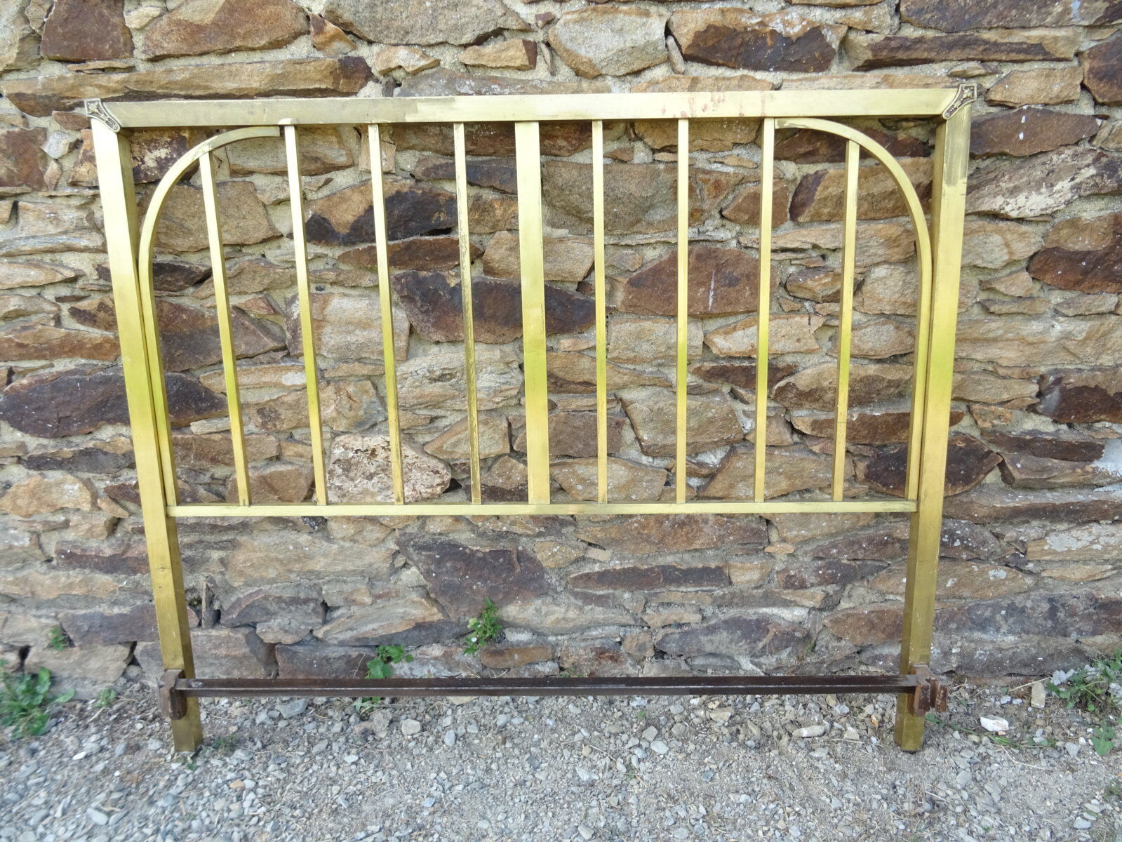 Antique brass bed in 140