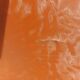 Art Deco armchair, terracotta color