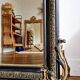 Old mirror Napoleon III black and gold