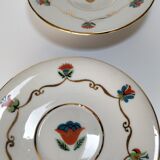 Art Deco Snake Porcelain Coffee Cups