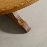 Swedish Wooden "Lovö" Side Table in Pine by Axel Einar Hjorth, 1940s